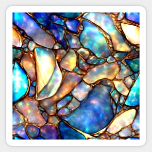 Intense Opal Stones Texture Sticker